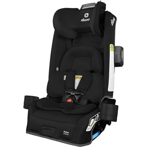 Diono Radian 3R Max, All-in-One Convertible Car Seat, Black Jet