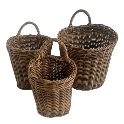 Set of 3 Hanging Wall Baskets