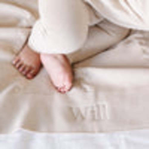 Heirloom Cotton Knit Receiving Blanket | Saranoni |