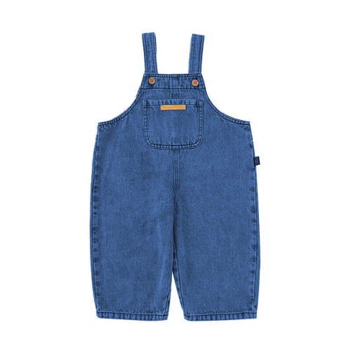 REDARER Toddler Boys' Denim Overalls, Adjustable Straps Soft Casual Playwear for Spring Summer Daily Wear,1-3 Years