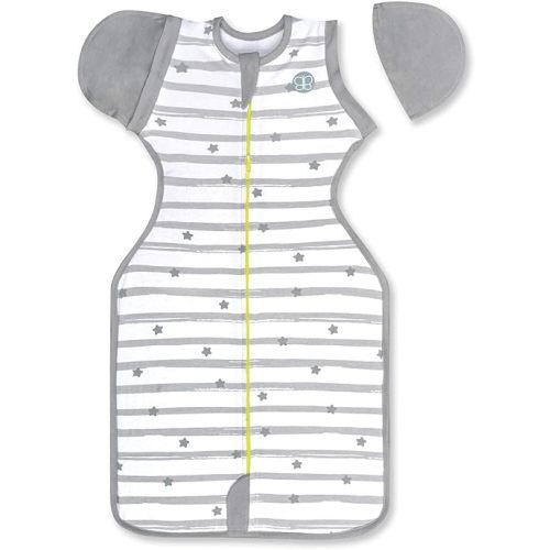 bblüv - Sleëp - Transition Zipper Swaddle Sack With Removable Sleeves -Arms Up Swaddle For Newborns And Infants Large
