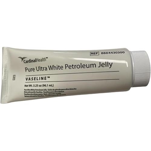 Vaseline Pure Ultra White Petroleum Jelly Ointment, Kendall, 2-pack, 3.25 oz. each