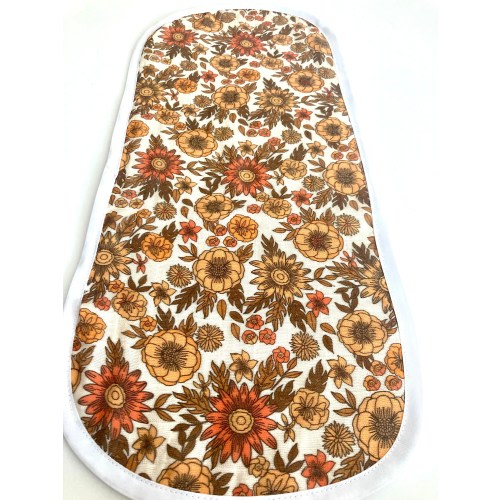 Burp Cloths - So 70's Floral