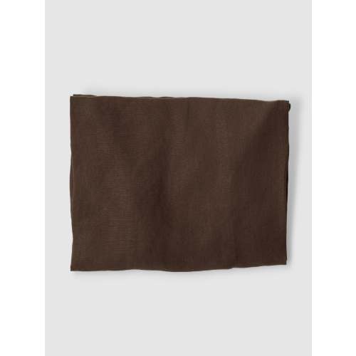 Chocolate Linen Baby Lounger Cover