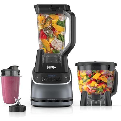 Ninja Mega Kitchen System, 1500W, 72oz Pitcher, 8-Cup, Black, BL770