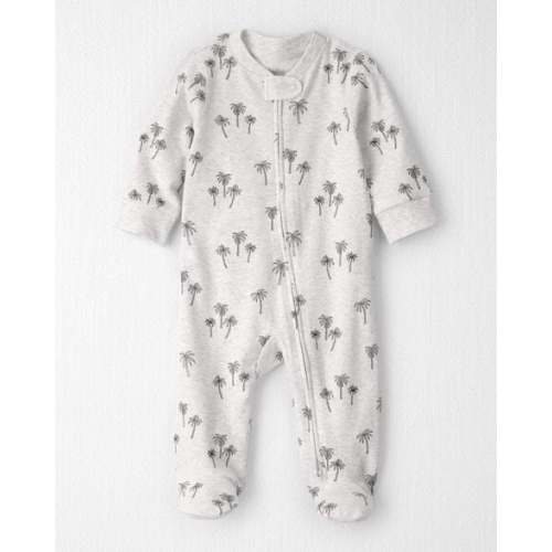 6M Baby Organic Cotton Sleep & Play Pajamas in Palm Trees - Little Planet | Carter's