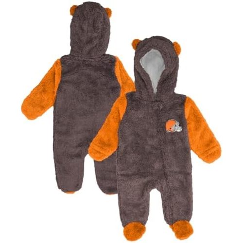 Outerstuff Newborn & Infant NFL Stay Napping Fleece Bunting Full-Zip Sleeper