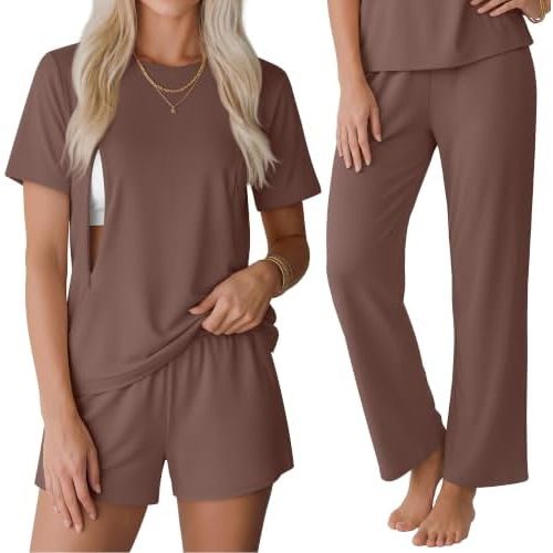 3 Piece Maternity Nursing Pajamas Set
