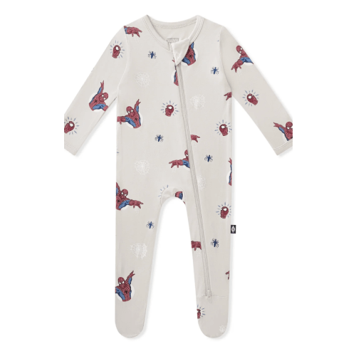 Zippered Footie in Spider-Man