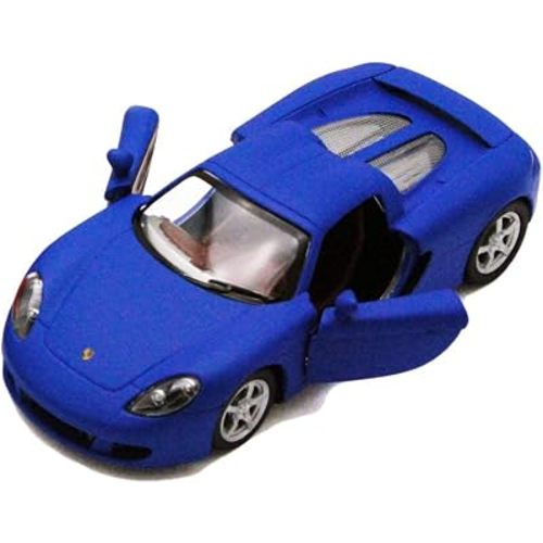 KiNSMART - Porsche Carrera GT 1:36 Scale 5" Die Cast Metal Model Toy Super Sports Car (Blue)