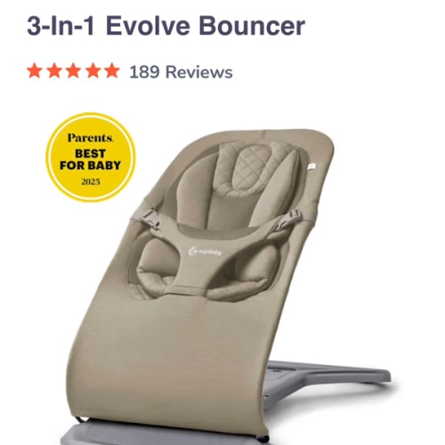 3-In-1 Evolve Baby Bouncer: Knit | Ergobaby