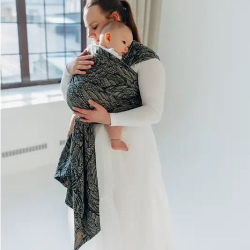 Baby Wrap, Jacquard Weave (100% cotton) - WILD SOUL - COCOON - size L