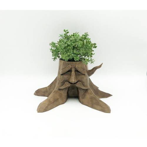 The Great Deku Tree Planter - 3D Printed Hand-Painted Succulent Planter
