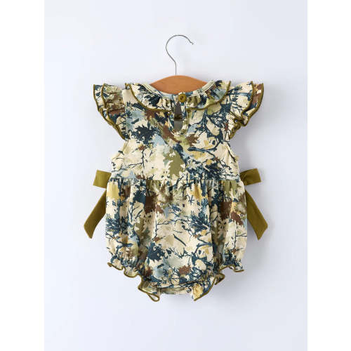 Duck Smocking Embroidery Baby Girls Camouflage Romper – The Rocking Horse Co.
