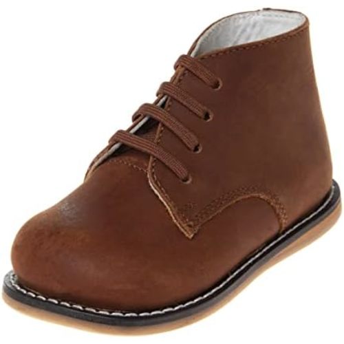 Josmo Logan Boys Lace-Up Formal Shoes Classic Booties For Baby Boy Sizes 2-4 Infant 5-7.5 Toddler