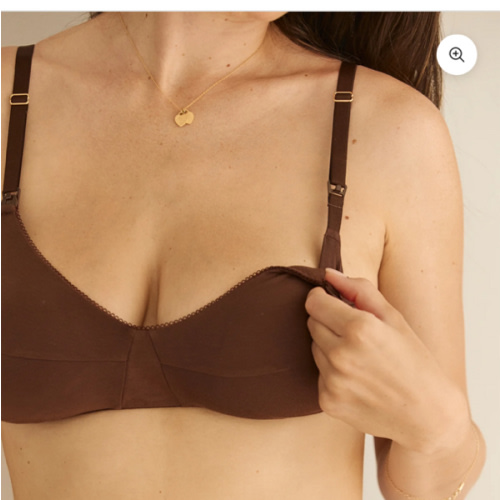 Luxe Nursing Bra - Cocoa Brown