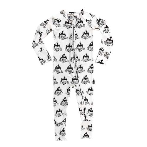 Bamboo Zippy Sleeper in Mad Love For My Mama