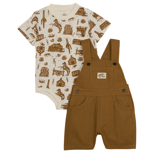 Bass Pro Shops Overalls and Short-Sleeve Bodysuit Set for Babies | Cabela's