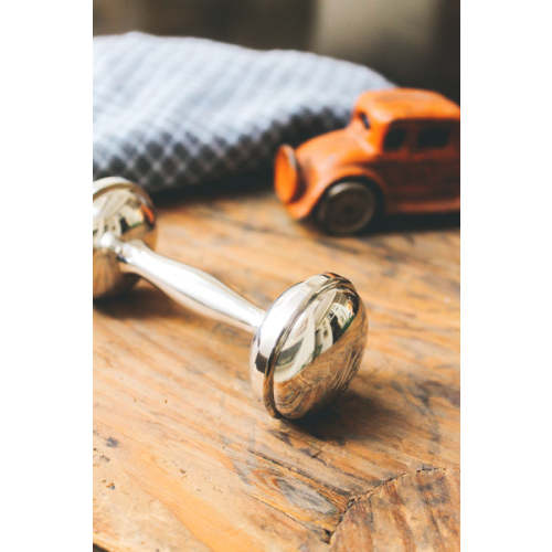 Beaded Dumbbell Rattle | Over The Moon
