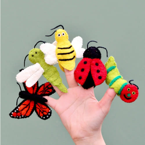 Insects and Bugs - Finger Puppet Set