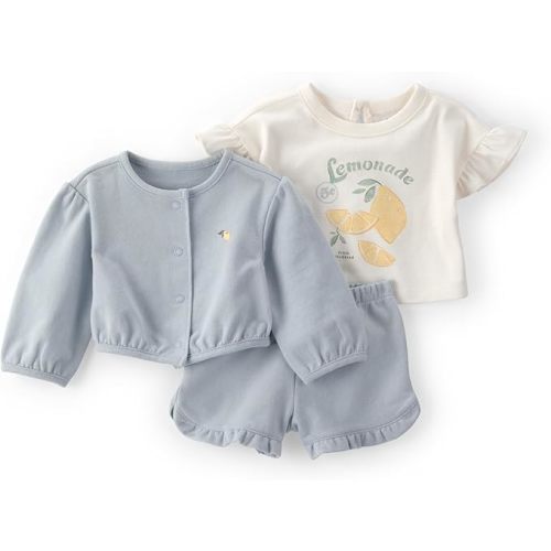 Carter's baby-girls 3-Piece Short Set