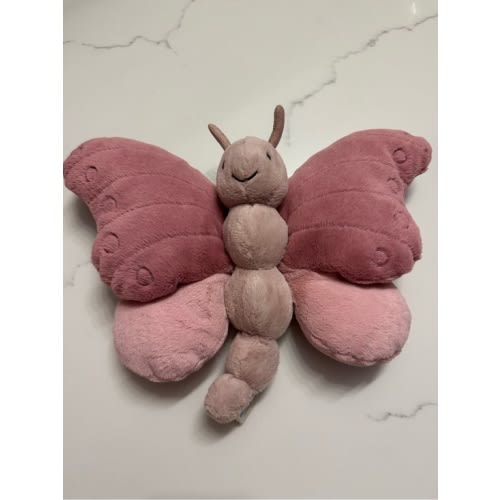 Jellycat Beatrice Butterfly Plush Retired Soft Pink Insect Toy