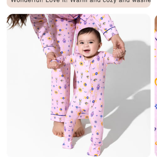 The Eye Pink Bamboo Convertible Footie – Soft, Cozy & Stylish for Baby - Bellabu Bear