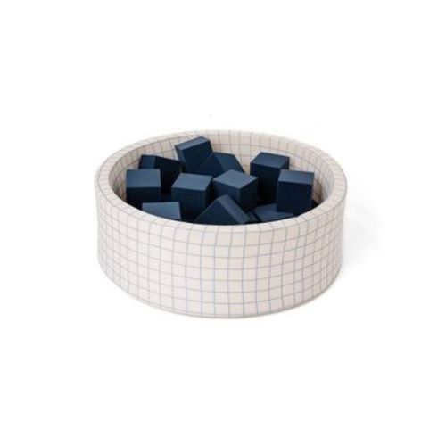 SMOL 31.5' Round Foam Pit with Square Foam - 30pc