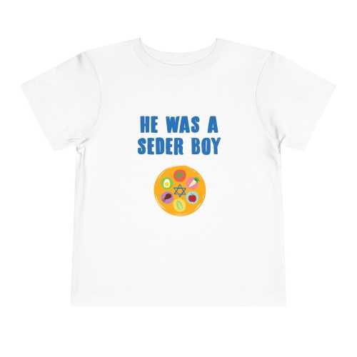 Toddler Seder Boy Tee, Passover Gift, Cute Jewish Gift,  Baby T-shirt, Baby Gift, Toddler Gift, Seder Gift