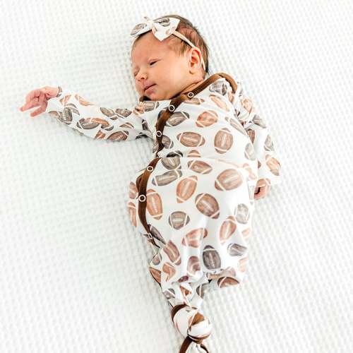 Newborn Knotted Gown - Blitz