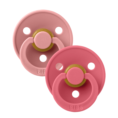 BIBS Colour 2 Pack Dusty Pink/Coral - Timeless Comfort – Bibsworld store US