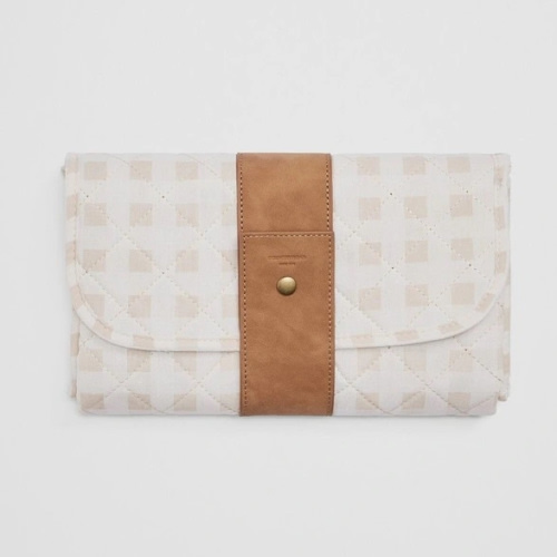 Woven Change Mat in Shell