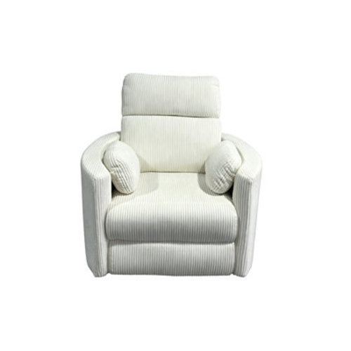 Alcott Hill® Nursery Rocking Chairs Comfy High Back 360 Swivel Rocker Recliner With 2 Pillows Beige | Wayfair