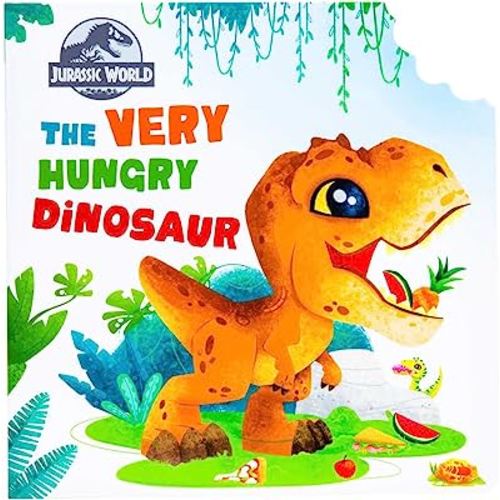Jurassic World: The Very Hungry Dinosaur: (Concepts Board Books for Kids, Educational Board Books for Kids, PlayPop)