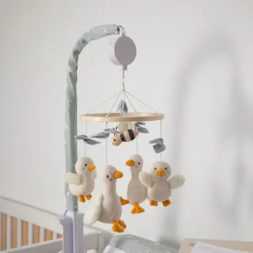 Living Textiles Mobile Musical Goosey Goosey | Baby Bunting AU