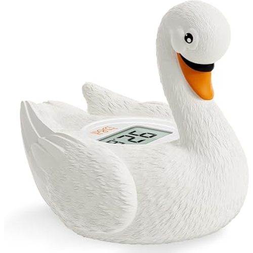 b&h Baby Bath Thermometer, Swan Digital Infant Bathtub Thermometer, White