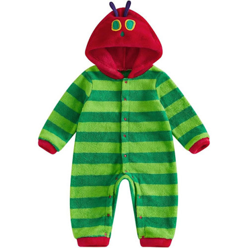 Yiiciovy Baby Caterpillar Hooded Romper Jumpsuit