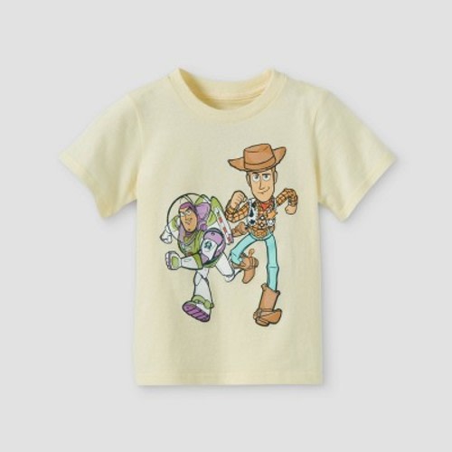 Toddler Boys' Toy Story Short Sleeve T-Shirt - Yellow 4T