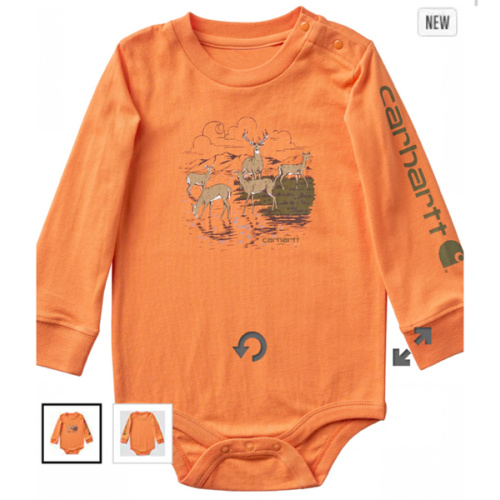 Boys' Long Sleeve Deer Bodysuit (Baby) | Carhartt