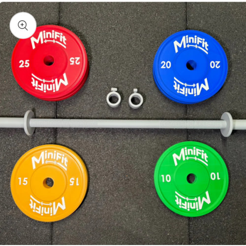 Bumper Plate Sets - MiniFit Kids Barbell Sets – MiniFit Ltd