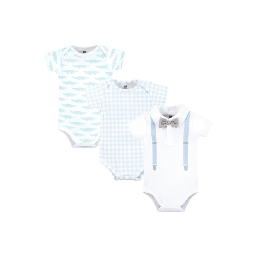 Little Soft Cotton All-in-One Outfits, Set of 3