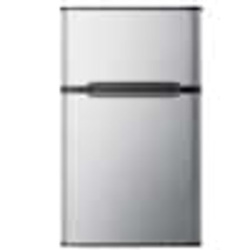 SIMZLIFE 20 in. 3.2 cu. ft. Mini Refrigerator in Silver with Compact Freezer, 3-Temperature Control and 3D Cooling RF-S-HD