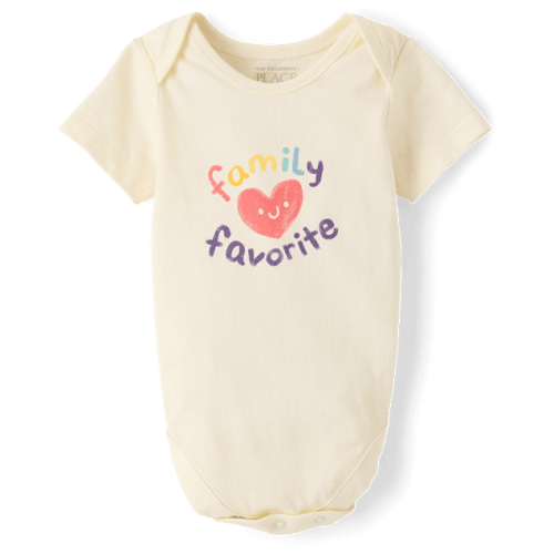 Baby Family Favorite Graphic Bodysuit - Cream