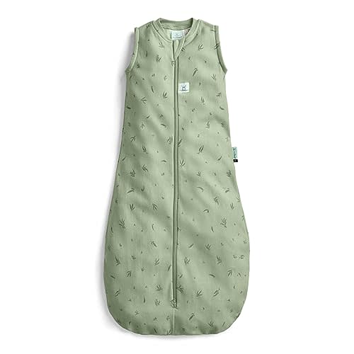 ergoPouch Jersey Sleeping Bag 0.2 TOG – Arms-Out Baby Sleep Sack, Ideal Transition from Swaddling, Slim Fit Keeps Baby Secure & Comfortable, Soft Breathable Fabric (8-24 Months, Willow)