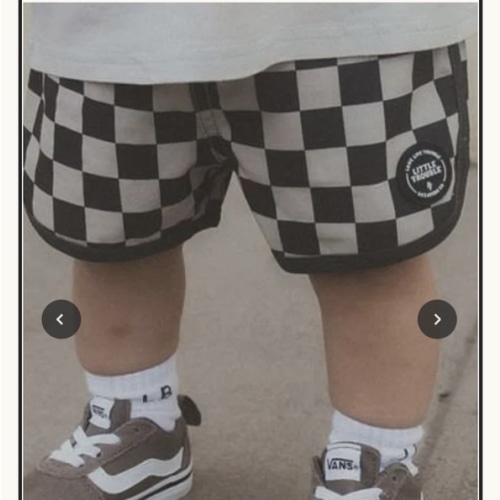 Checkerboard Boardies | Little Trouble