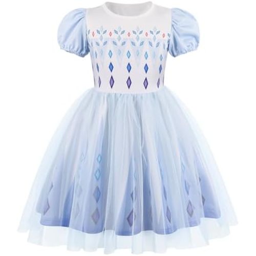 Princess Dress for Girls Tulle Dress Princess Costume Halloween Outfits