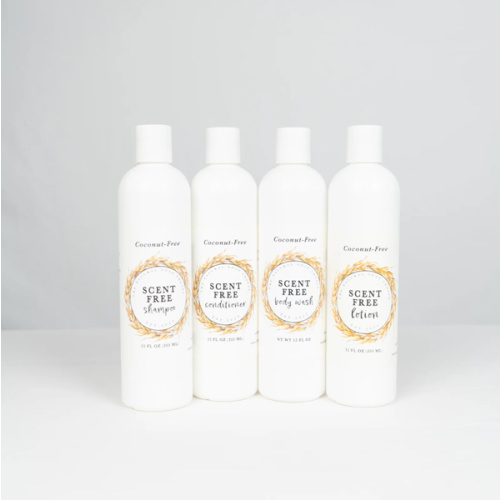 Shower Plus Bundle Scent-Free (Shampoo, Conditioner, Body Wash, Lotion – The Natural Soap Shoppe
