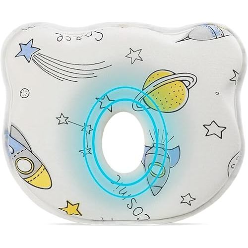 2025 New Upgrade Donut Soft and Cozy Pillow Prеvents FΙat hеad and Shapеs hеad Hеad Pillow(Space)