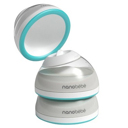 Nanobebe Stage 2 Transition 3pk Baby Bottle 8oz - Gray