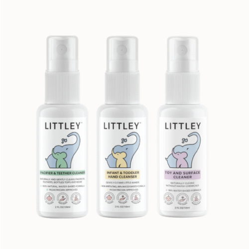 "INTRODUCTORY $20.99 SAMPLE PACK" Pacifier Cleaner + Hand Cleanser + T – Littley USA